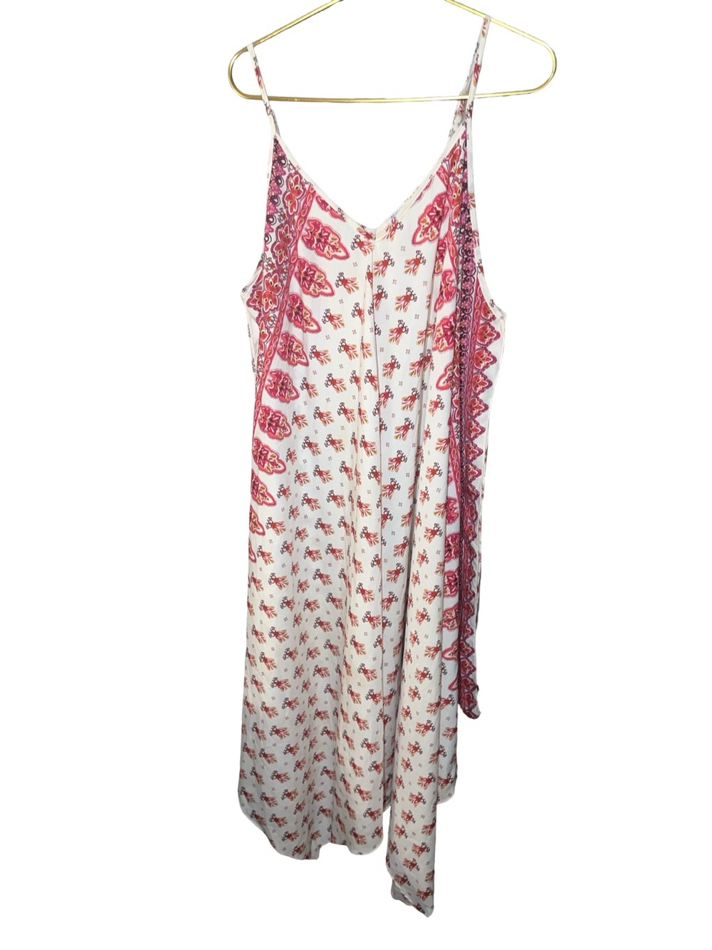 J Gee Women’s 3X Bohemian Floral Maxi Dress